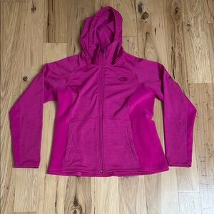 The North Face Fuchsia Full-Zip Hoodie